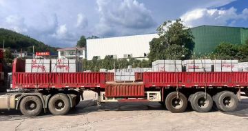 荆州 芝麻灰花岗岩地铺石出货日常