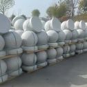 荆州 白麻花岗岩石材圆球，石球，挡车球，隔离球，景观石球，风水球等