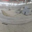 荆州 芝麻白异形坐凳，自然面光面弧形加工