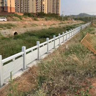 荆州 白麻河道栏杆效果展示图