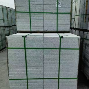 荆州 芝麻白火烧，园林广场市政工程地铺石，1.8~5.0厚均有现货