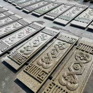 荆州 黄金麻花岗岩外墙雕刻板