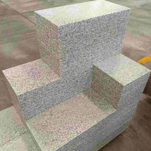 荆州 白麻花岗岩荔枝面地铺石