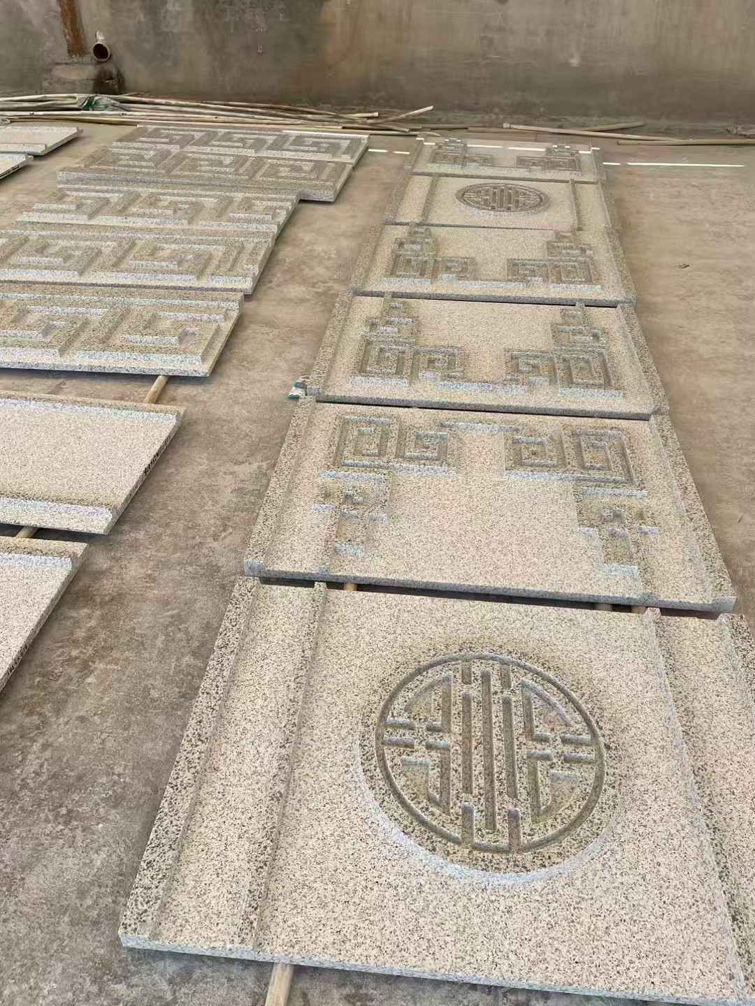 荆州 白麻花岗岩外墙立面雕刻板