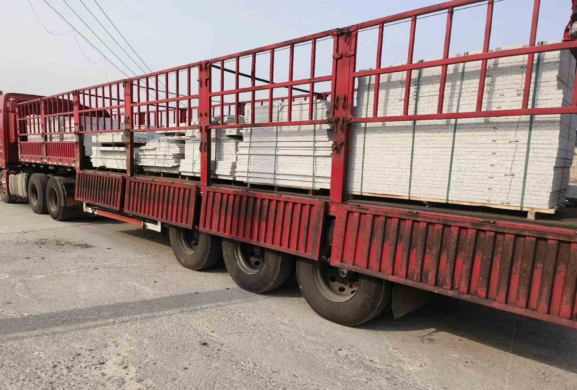 荆州 白麻荔枝面外墙干挂，工厂装车日常