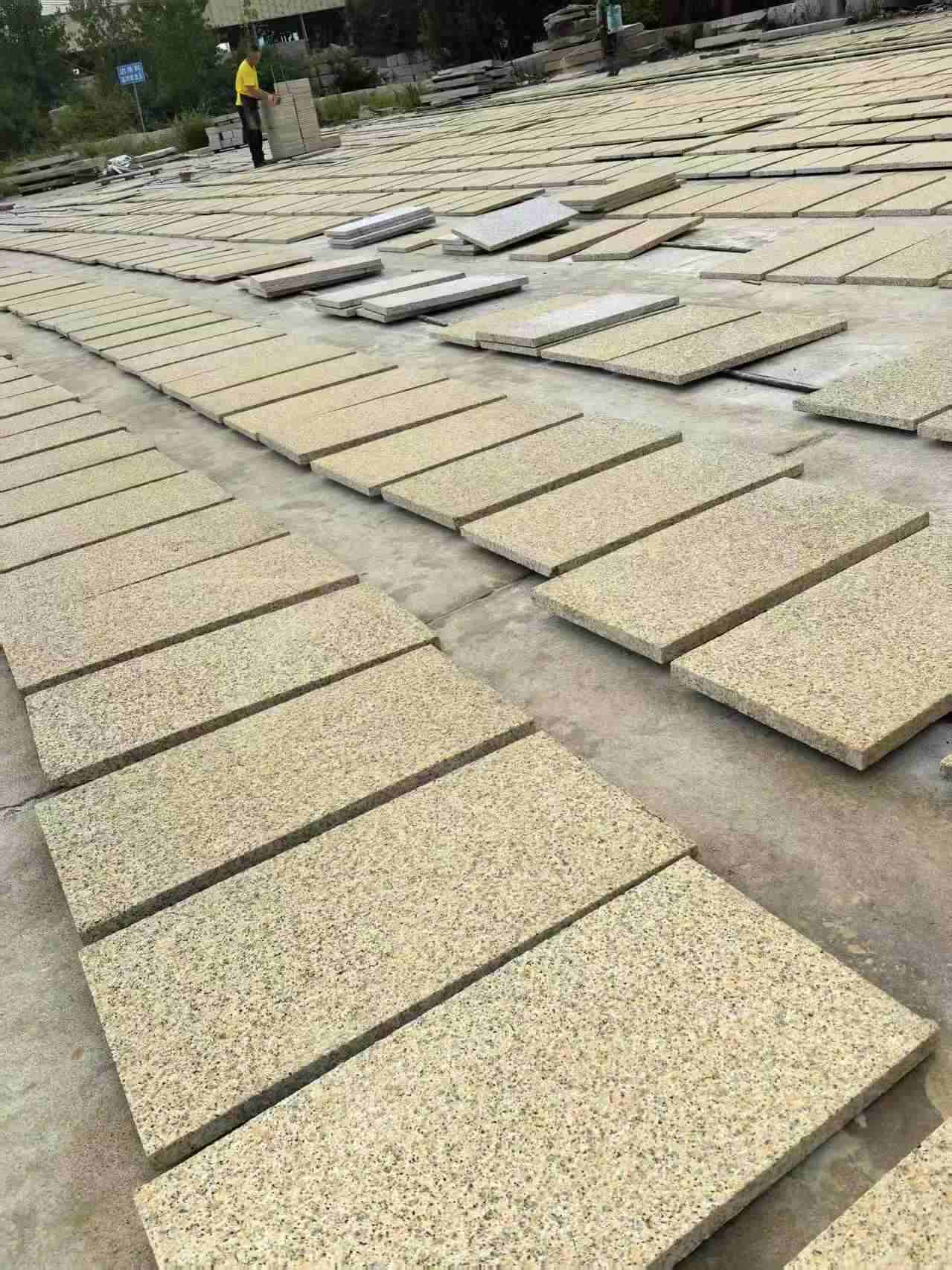 荆州 黄金麻荔枝地铺石面排板