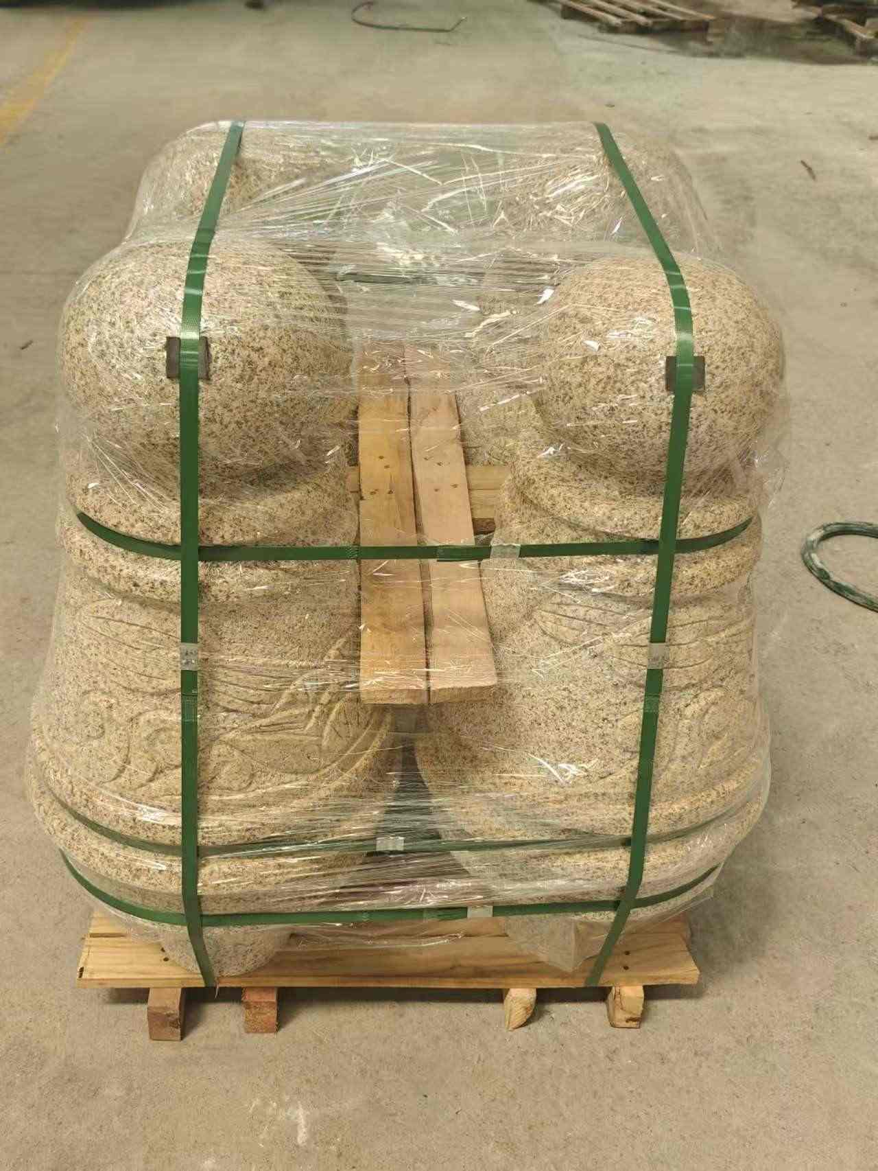 荆州 黄金麻异形定制雕花——棒棒糖挡车柱