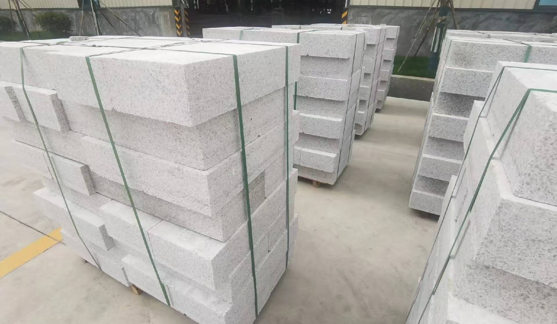 荆州 白麻花岗岩路沿石，立缘石，平缘石，路牙石，道牙石，马路牙子等