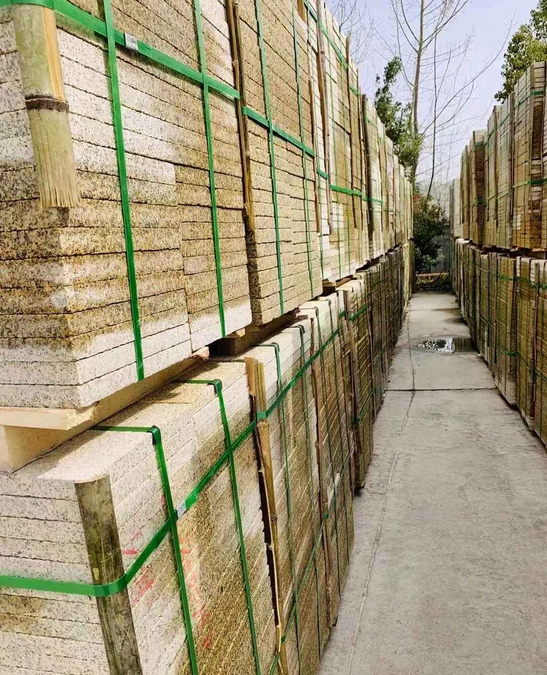 荆州 黄金麻花岗岩荔枝面地铺石