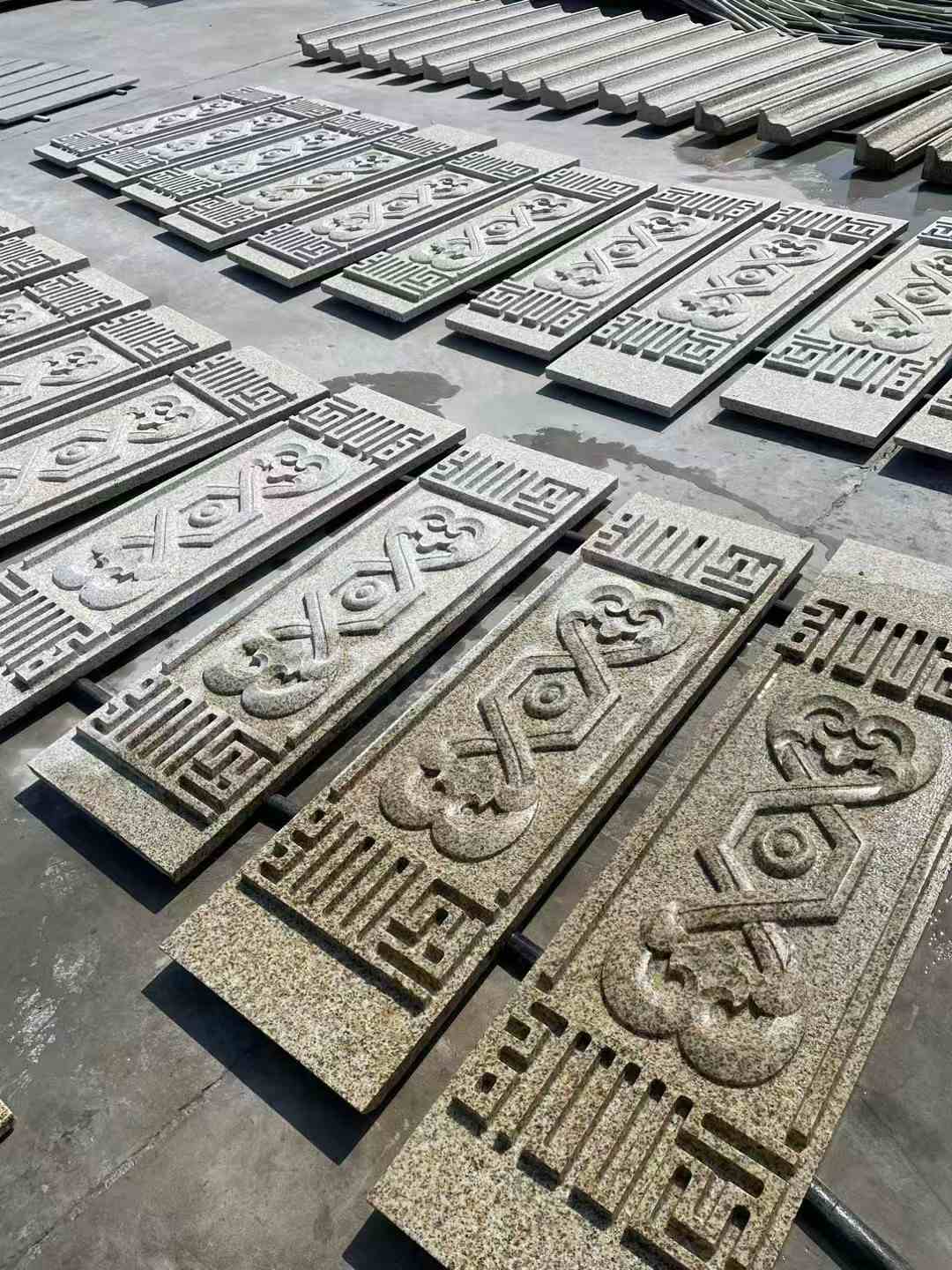 荆州 黄金麻花岗岩外墙雕刻板